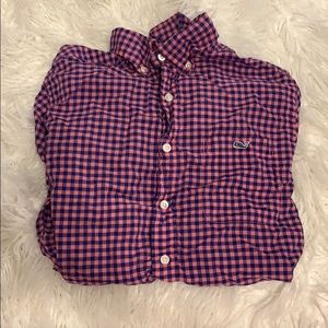 Plaid vineyard vines button up